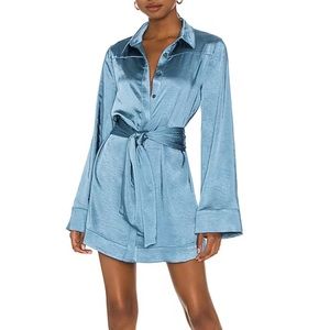 Priscilla Mini Dress in Blue